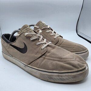 Nike SB Zoom Stefan Janoski Mens Size 12 Beige Shoes Skateboarding Casual Walk